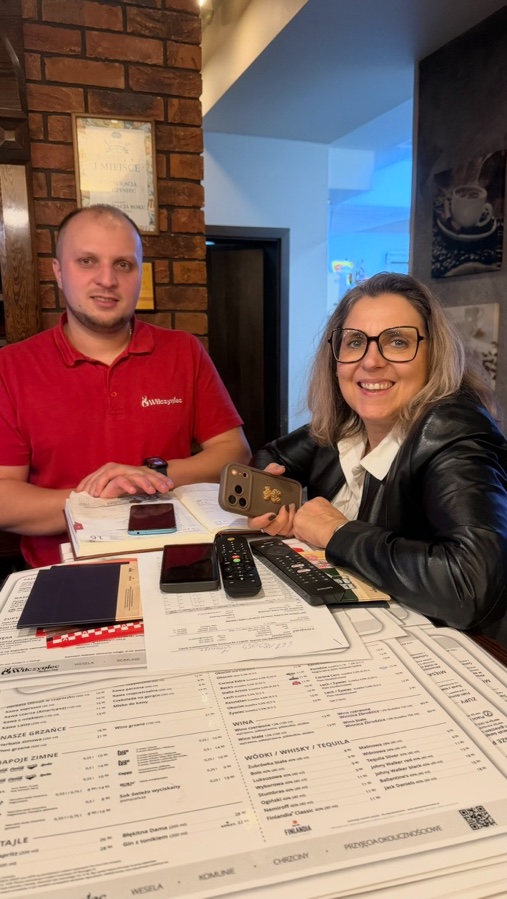 Ekipa Wilczyńca przy układaniu menu