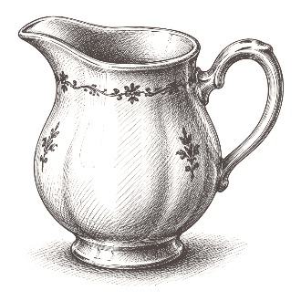Mleko do kawy – rysunek