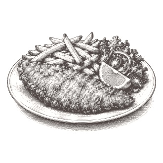 Okoń nilowy – rysunek